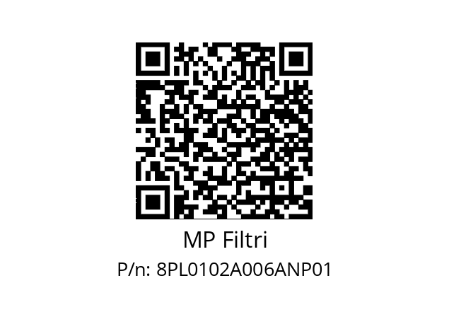  PL-010-2-A06-A-N-P01 MP Filtri 8PL0102A006ANP01