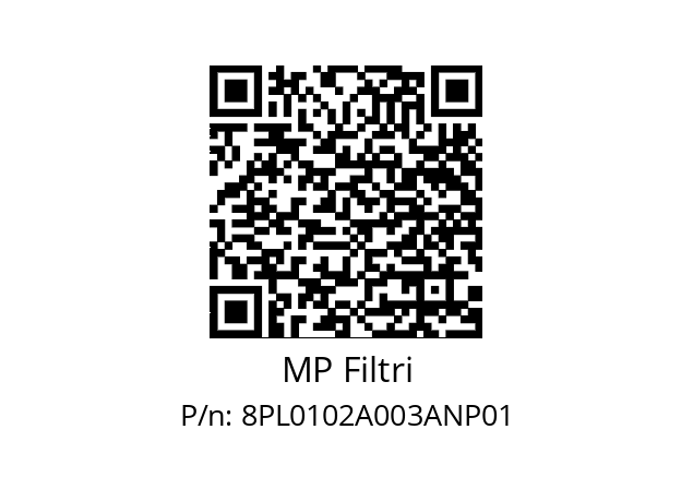  PL-010-2-A03-A-N-P01 MP Filtri 8PL0102A003ANP01