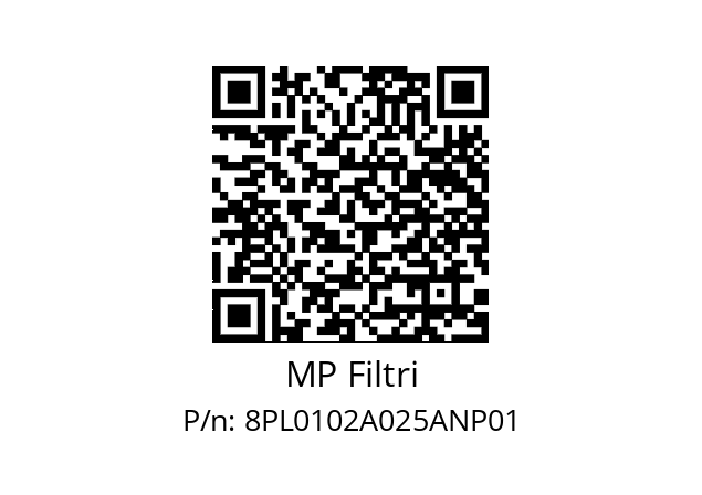  PL-010-2-A25-A-N-P01 MP Filtri 8PL0102A025ANP01