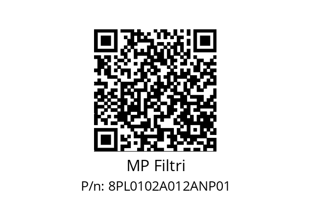  PL-010-2-A12-A-N-P01 MP Filtri 8PL0102A012ANP01