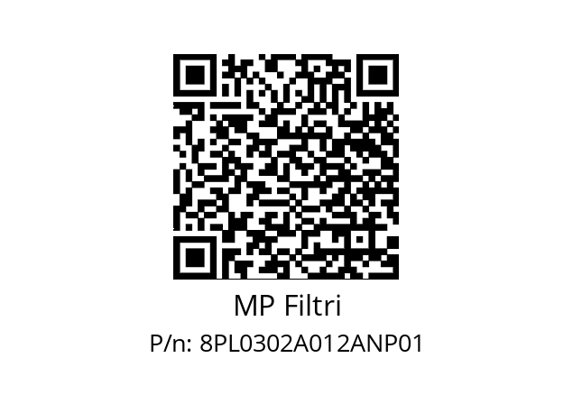  PL-030-2-A12-A-N-P01 MP Filtri 8PL0302A012ANP01