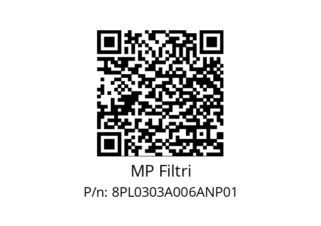  PL-030-3-A06-A-N-P01 MP Filtri 8PL0303A006ANP01