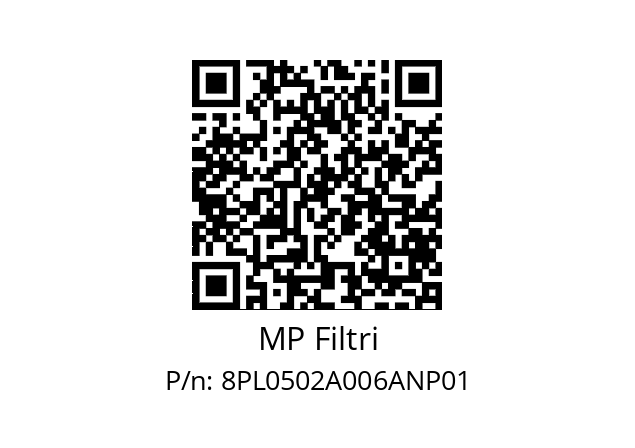  PL-050-2-A06-A-N-P01 MP Filtri 8PL0502A006ANP01