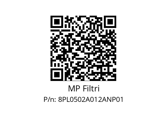  PL-050-2-A12-A-N-P01 MP Filtri 8PL0502A012ANP01