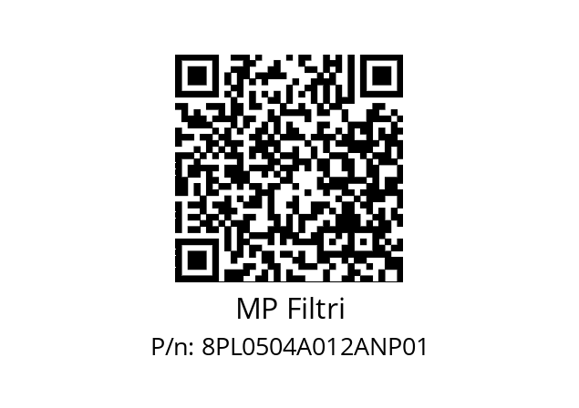  PL-050-4-A12-A-N-P01 MP Filtri 8PL0504A012ANP01