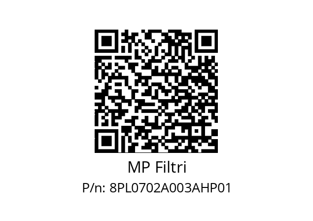  PL-070-2-A03-A-H-P01 MP Filtri 8PL0702A003AHP01