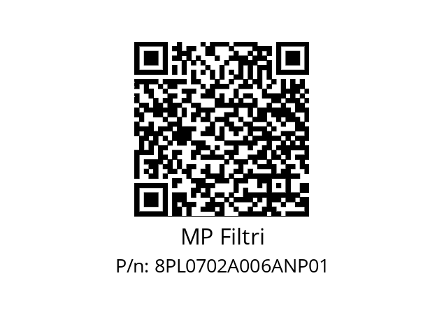  PL-070-2-A06-A-N-P01 MP Filtri 8PL0702A006ANP01