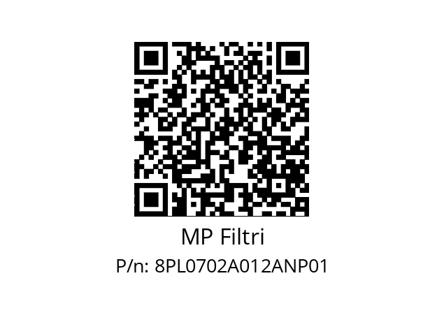  PL-070-2-A12-A-N-P01 MP Filtri 8PL0702A012ANP01