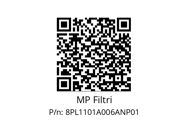  PL-110-1-A06-A-N-P01 MP Filtri 8PL1101A006ANP01