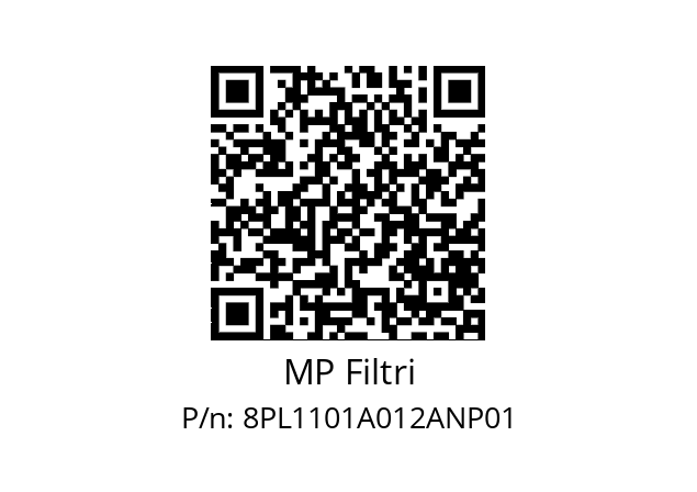  PL-110-1-A12-A-N-P01 MP Filtri 8PL1101A012ANP01