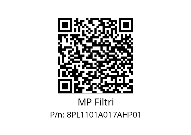  PL-110-1-A17-A-H-P01 MP Filtri 8PL1101A017AHP01