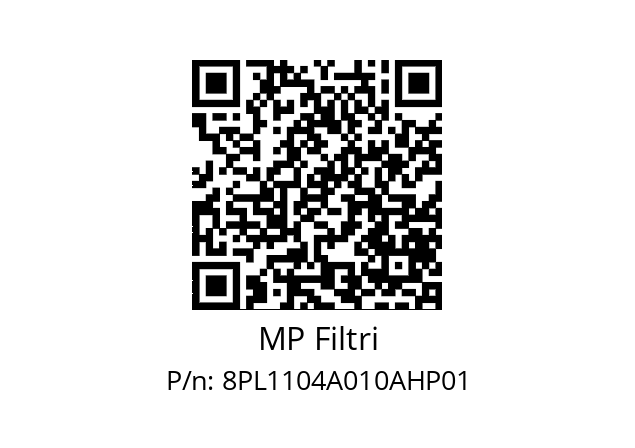  PL-110-4-A10-A-H-P01 MP Filtri 8PL1104A010AHP01