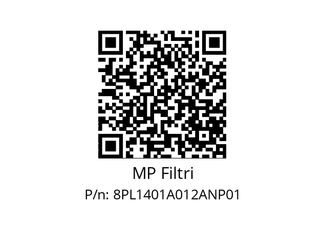  PL-140-1-A12-A-N-P01 MP Filtri 8PL1401A012ANP01