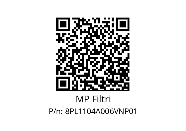  PL-110-4-A06-V-N-P01 MP Filtri 8PL1104A006VNP01