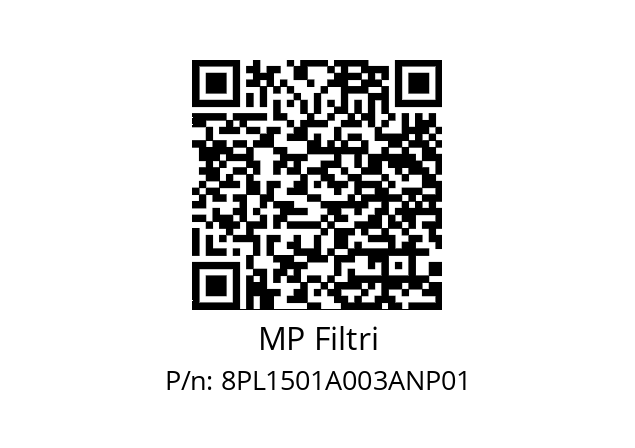  PL-150-1-A03-A-N-P01 MP Filtri 8PL1501A003ANP01