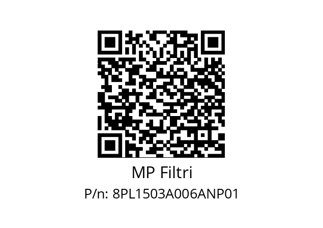  PL-150-3-A06-A-N-P01 MP Filtri 8PL1503A006ANP01