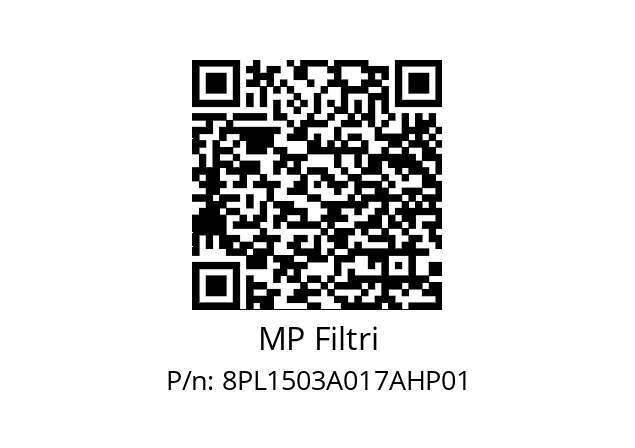  PL-150-3-A17-A-H-P01 MP Filtri 8PL1503A017AHP01