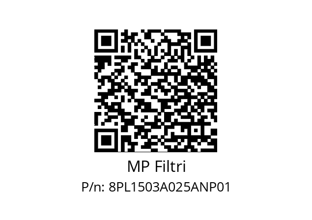  PL-150-3-A25-A-N-P01 MP Filtri 8PL1503A025ANP01