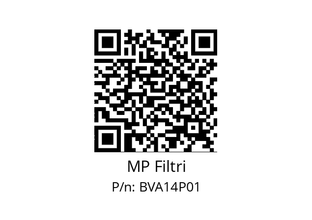  BV-A-14-P01 MP Filtri BVA14P01