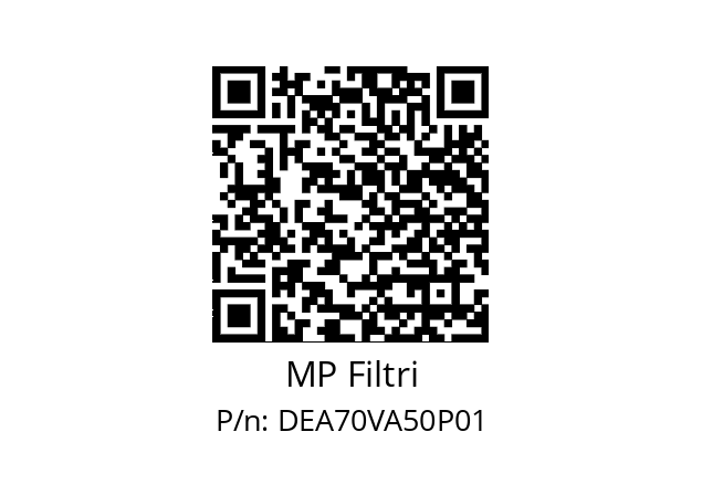  DE-A-70-V-A-50-P01 MP Filtri DEA70VA50P01