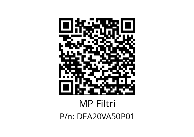  DE-A-20-V-A-50-P01 MP Filtri DEA20VA50P01