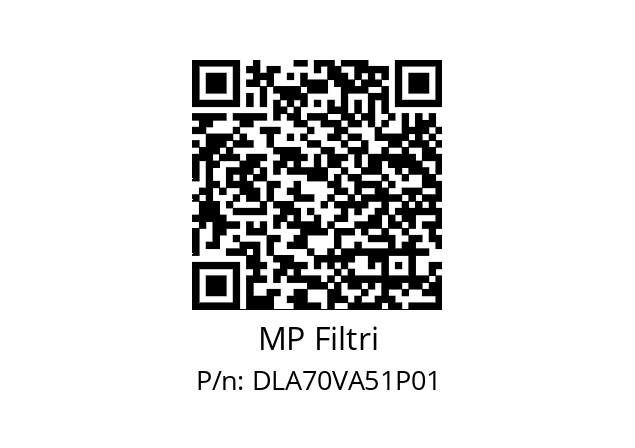  DL-A-70-V-A-51-P01 MP Filtri DLA70VA51P01