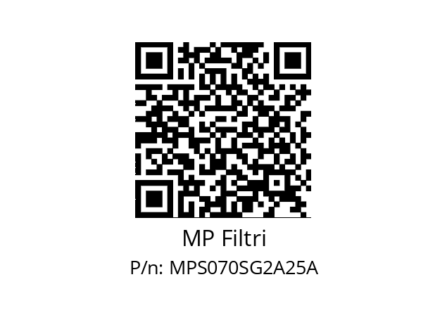   MP Filtri MPS070SG2A25A