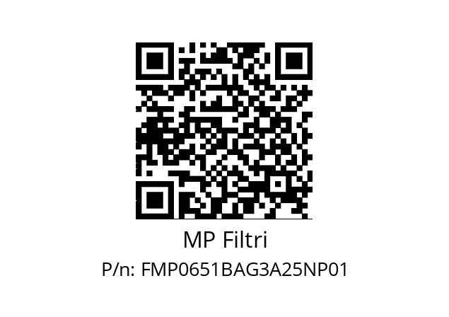   MP Filtri FMP0651BAG3A25NP01