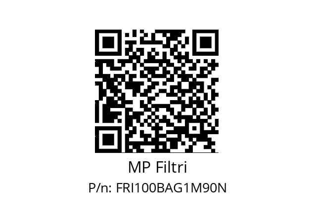   MP Filtri FRI100BAG1M90N