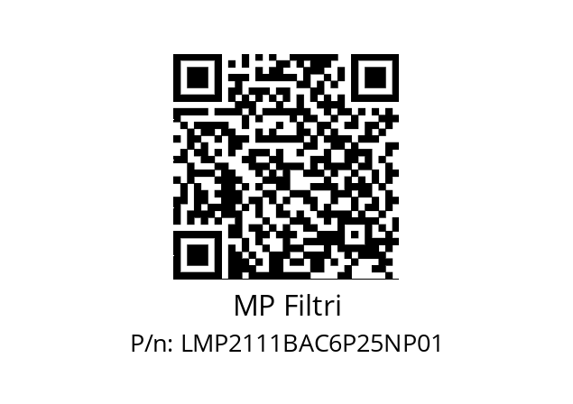   MP Filtri LMP2111BAC6P25NP01