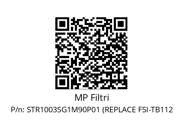   MP Filtri STR1003SG1M90P01 (REPLACE FSI-TB112