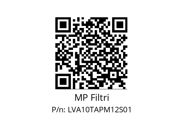   MP Filtri LVA10TAPM12S01