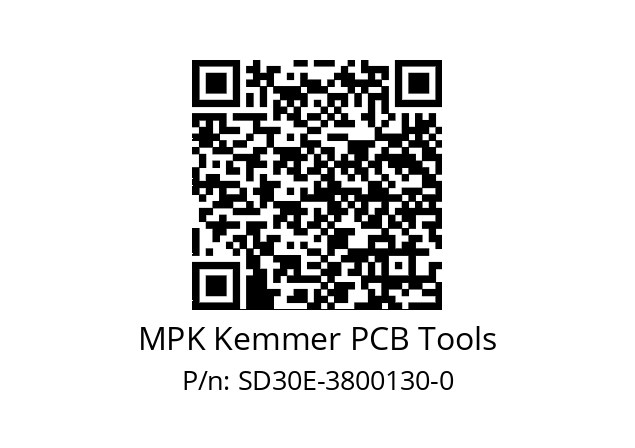   MPK Kemmer PCB Tools SD30E-3800130-0