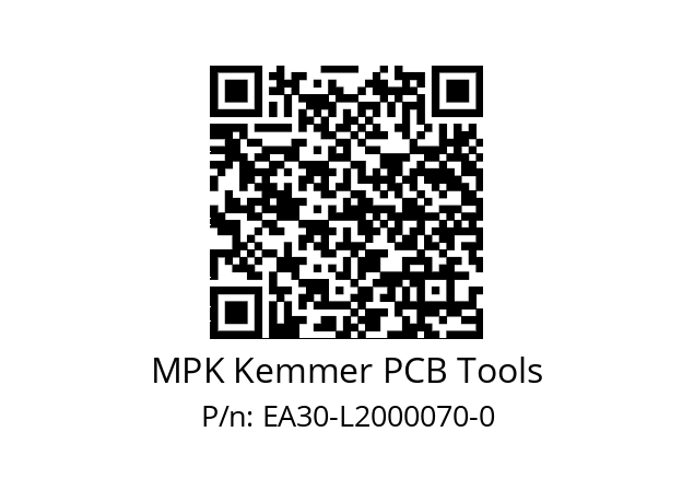   MPK Kemmer PCB Tools EA30-L2000070-0