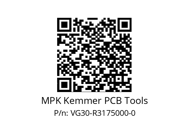   MPK Kemmer PCB Tools VG30-R3175000-0