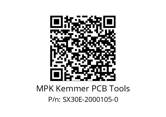   MPK Kemmer PCB Tools SX30E-2000105-0