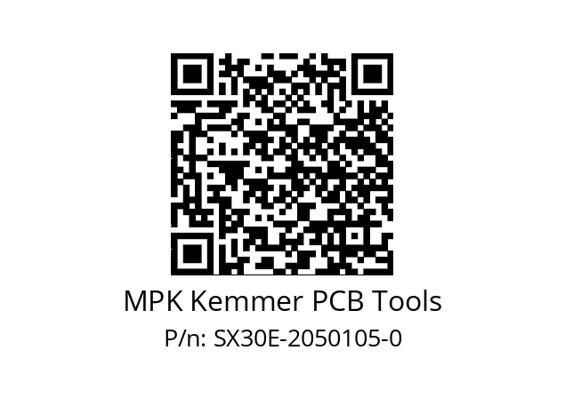   MPK Kemmer PCB Tools SX30E-2050105-0