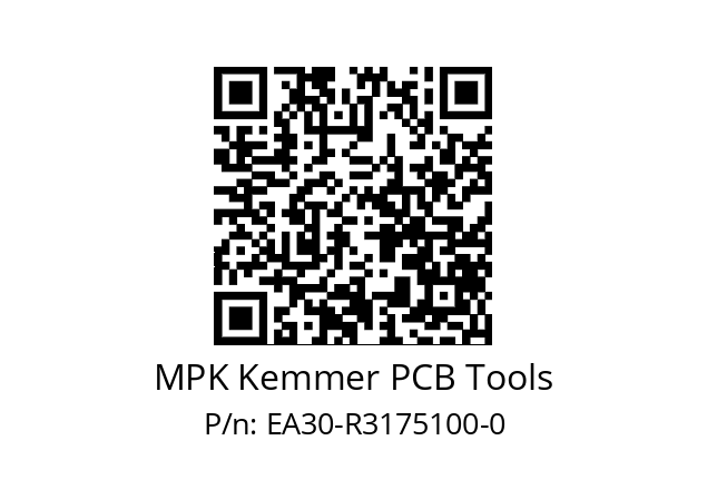   MPK Kemmer PCB Tools EA30-R3175100-0