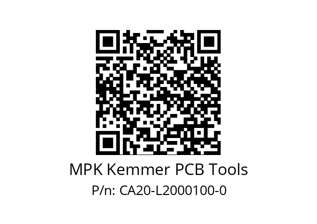   MPK Kemmer PCB Tools CA20-L2000100-0