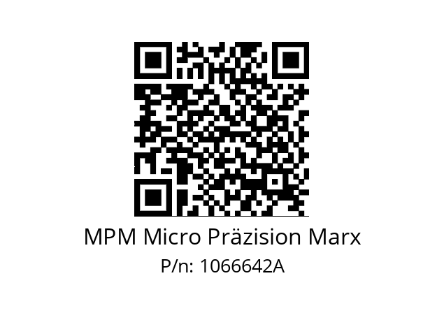   MPM Micro Präzision Marx 1066642A