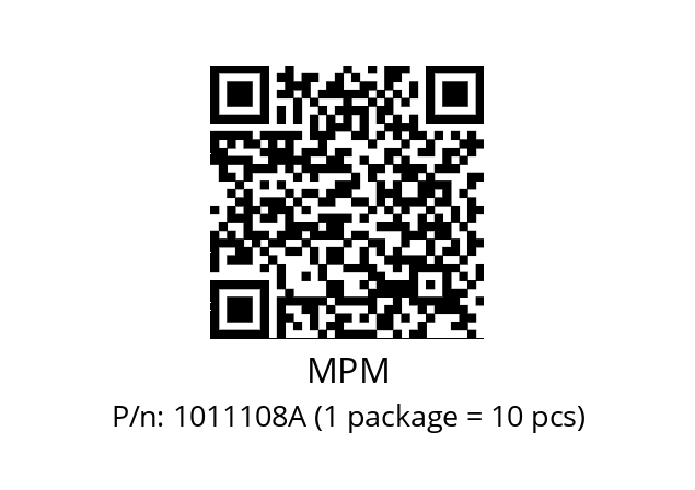   MPM 1011108A (1 package = 10 pcs)