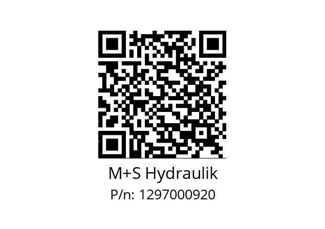   M+S Hydraulik 1297000920