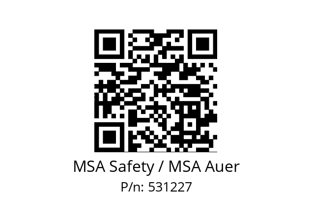   MSA Safety / MSA Auer 531227