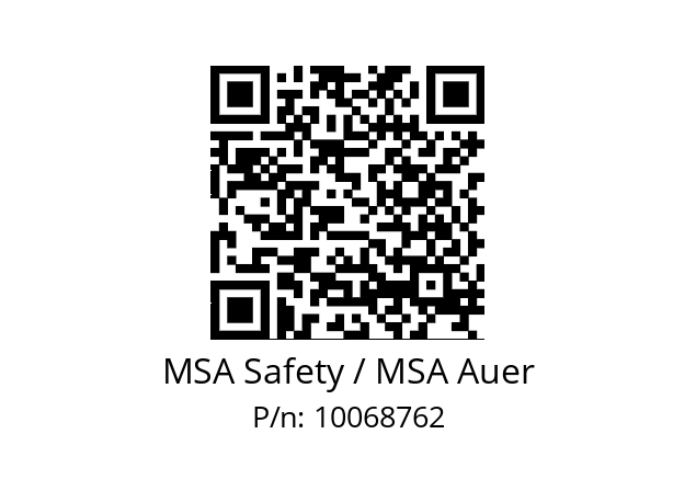   MSA Safety / MSA Auer 10068762