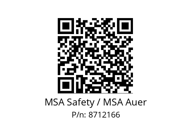   MSA Safety / MSA Auer 8712166