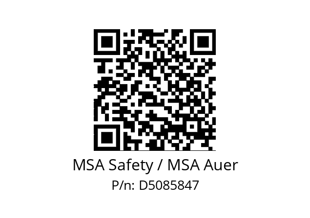   MSA Safety / MSA Auer D5085847