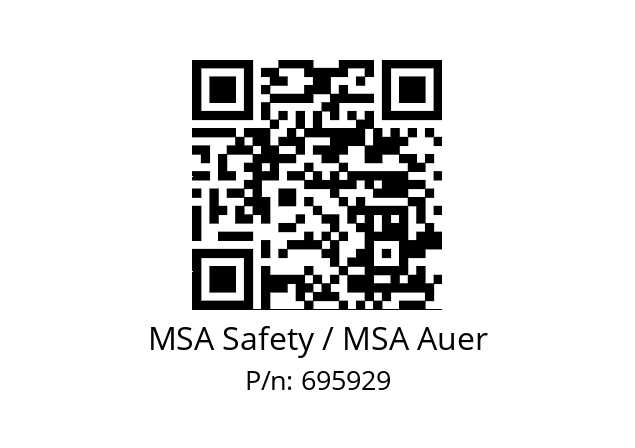   MSA Safety / MSA Auer 695929