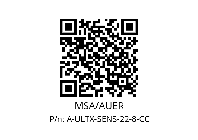   MSA/AUER A-ULTX-SENS-22-8-CC