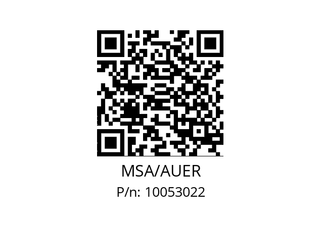   MSA/AUER 10053022