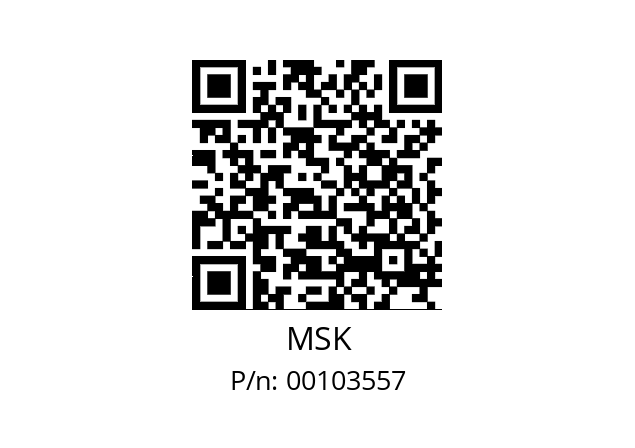   MSK 00103557